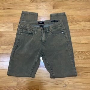 Army green jeggings